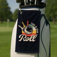 Vintage This Is How I Roll Bowling Players Tee Bowler Golf Towel