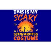 Vintage This Is My Scary Stewardess Costume Halloween Gift Bumper Sticker