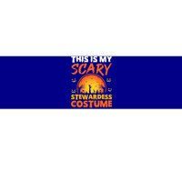 Vintage This Is My Scary Stewardess Costume Halloween Gift Bumper Sticker