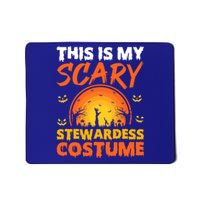 Vintage This Is My Scary Stewardess Costume Halloween Gift Mousepad