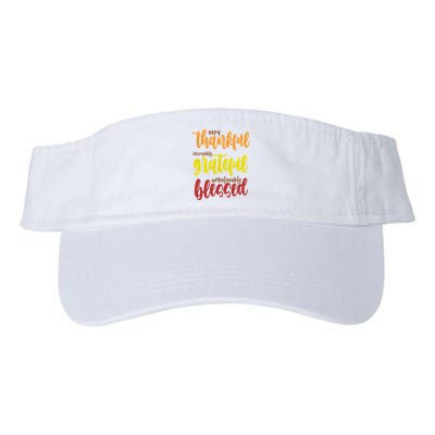 Very Thankful Incredibly Grateful Unbelievably Blessed Visor