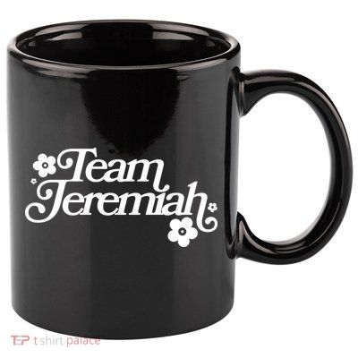 Vintage Team Jeremiah Logo 11oz C Handle Ceramic Mug