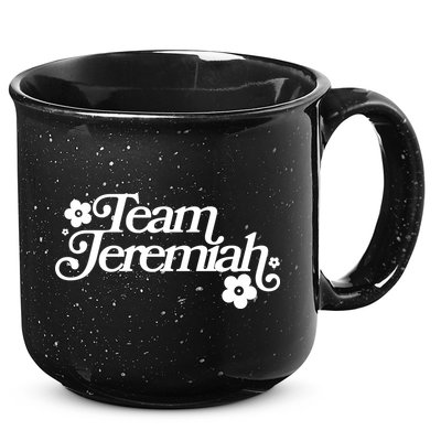 Vintage Team Jeremiah Logo 15oz Campfire Ceramic Mug