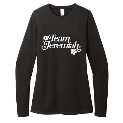 Vintage Team Jeremiah Logo Womens CVC Long Sleeve Shirt