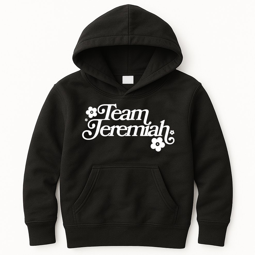 Vintage Team Jeremiah Logo Kids Hoodie