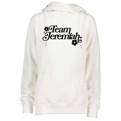 Vintage Team Jeremiah Logo Womens Funnel Neck Pullover Hood