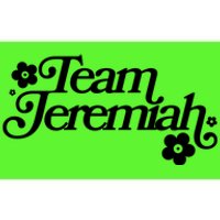 Vintage Team Jeremiah Logo Bumper Sticker