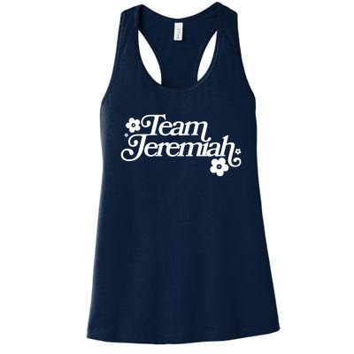 Vintage Team Jeremiah Logo Women's Racerback Tank