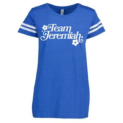 Vintage Team Jeremiah Logo Enza Ladies Jersey Football T-Shirt