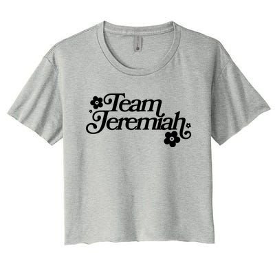 Vintage Team Jeremiah Logo Women's Crop Top Tee