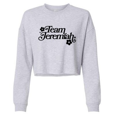 Vintage Team Jeremiah Logo Cropped Pullover Crew