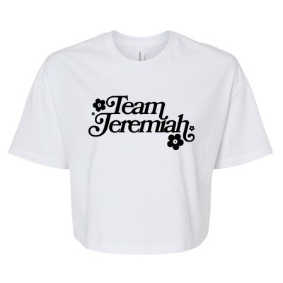 Vintage Team Jeremiah Logo Bella+Canvas Jersey Crop Tee