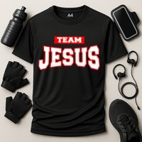 Vintage Team Jesus Funny Performance Shirt