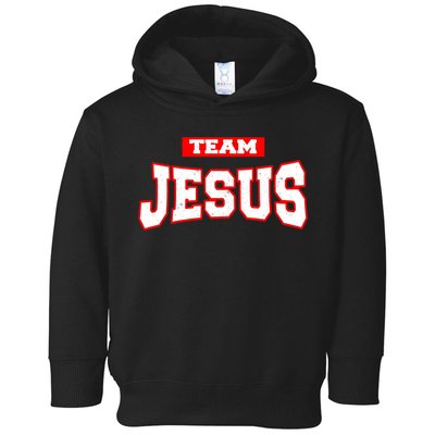 Vintage Team Jesus Funny Toddler Hoodie