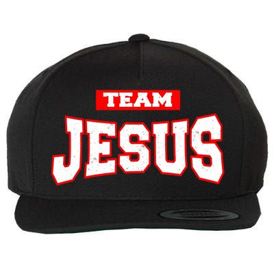 Vintage Team Jesus Funny Wool Snapback Cap