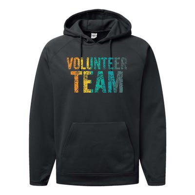 Volunteer Team Job Unpaid Volunteers Volunteering Performance Fleece Hoodie