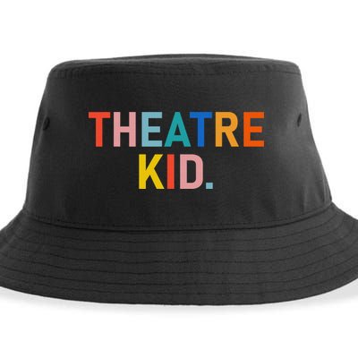 Vintage Theatre Kid Merch Broadway Sustainable Bucket Hat