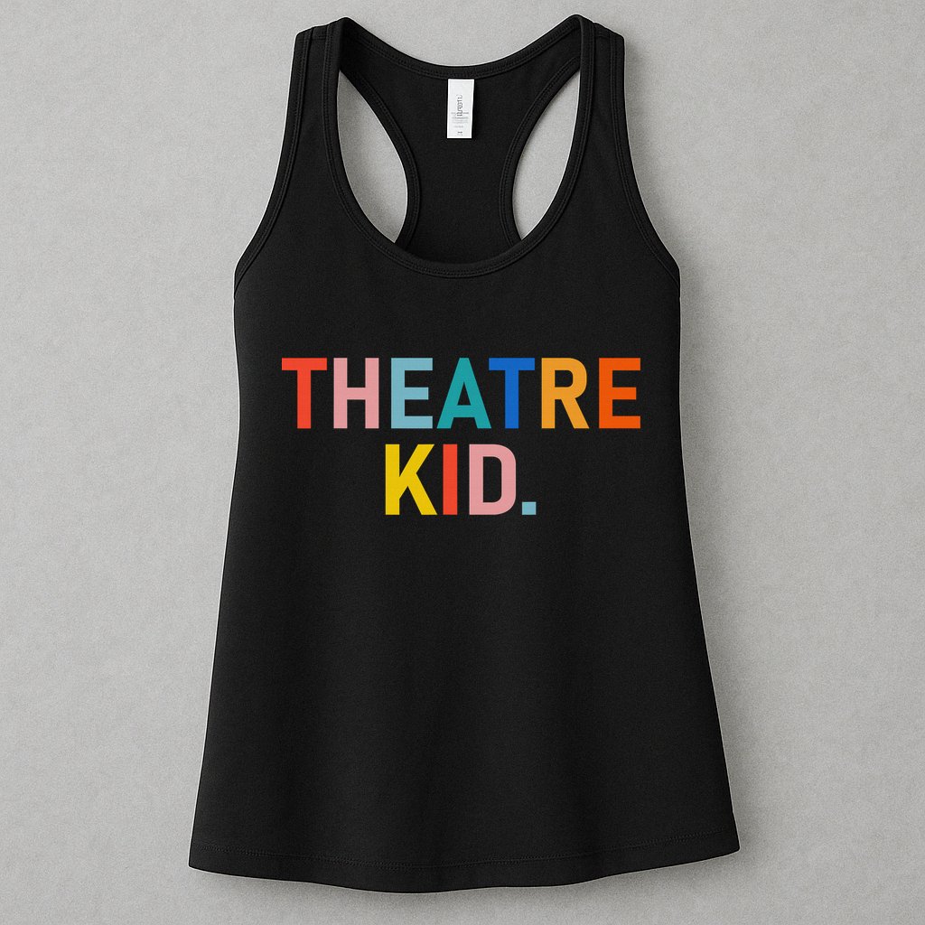 Vintage Theatre Kid Merch Broadway Womens Tank Top