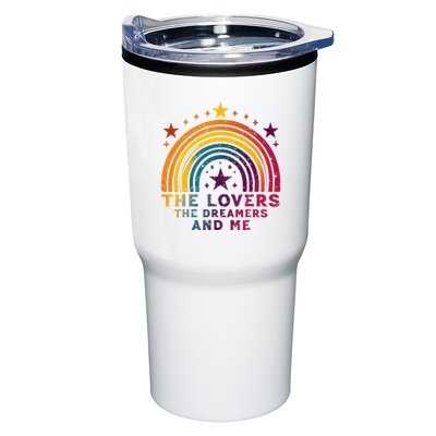 Vintage The Lovers The Dreamers And Me Funny Rainbow Quotes Tumbler