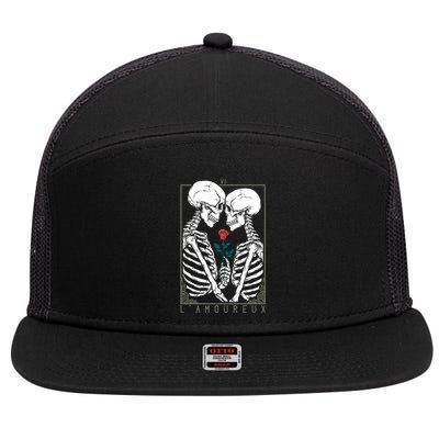 Vi The Lovers 7 Panel Mesh Trucker Snapback Hat