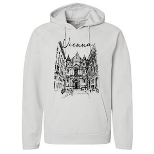 Vienna Traveling Lover Vienna Travel Austria Travel Vacation Performance Fleece Hoodie