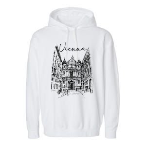 Vienna Traveling Lover Vienna Travel Austria Travel Vacation Garment-Dyed Fleece Hoodie