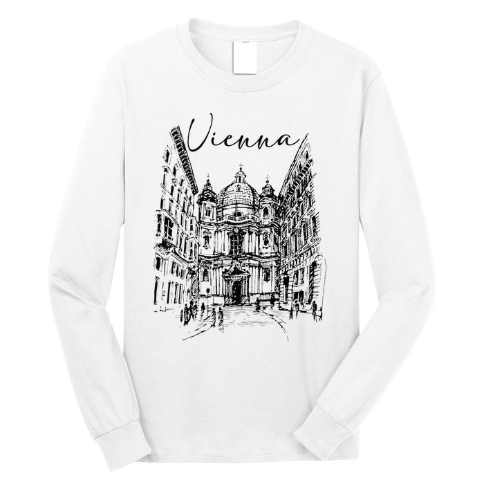 Vienna Traveling Lover Vienna Travel Austria Travel Vacation Long Sleeve Shirt