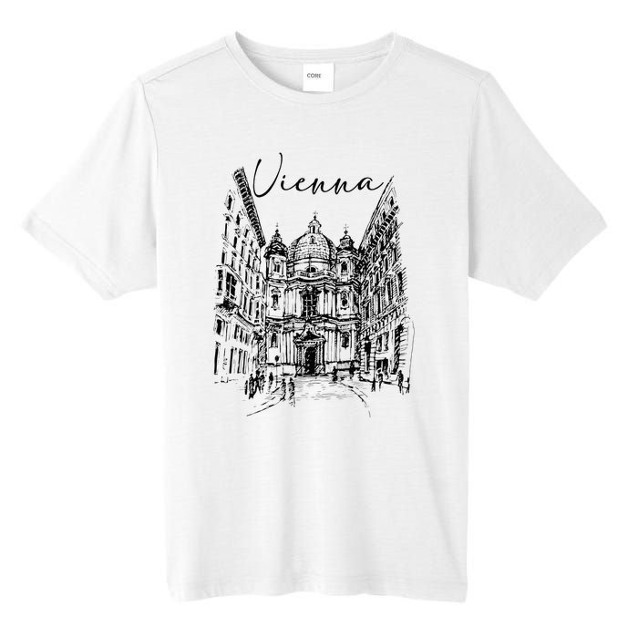 Vienna Traveling Lover Vienna Travel Austria Travel Vacation Tall Fusion ChromaSoft Performance T-Shirt