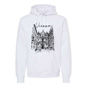 Vienna Traveling Lover Vienna Travel Austria Travel Vacation Premium Hoodie