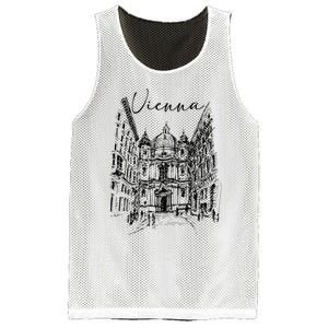 Vienna Traveling Lover Vienna Travel Austria Travel Vacation Mesh Reversible Basketball Jersey Tank