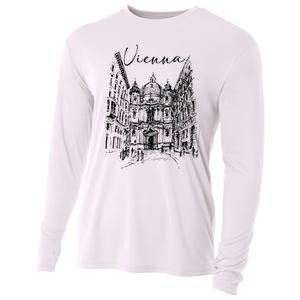 Vienna Traveling Lover Vienna Travel Austria Travel Vacation Cooling Performance Long Sleeve Crew