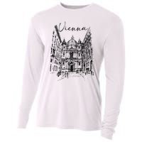 Vienna Traveling Lover Vienna Travel Austria Travel Vacation Cooling Performance Long Sleeve Crew