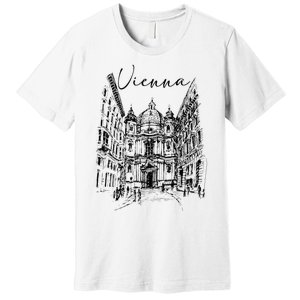 Vienna Traveling Lover Vienna Travel Austria Travel Vacation Premium T-Shirt