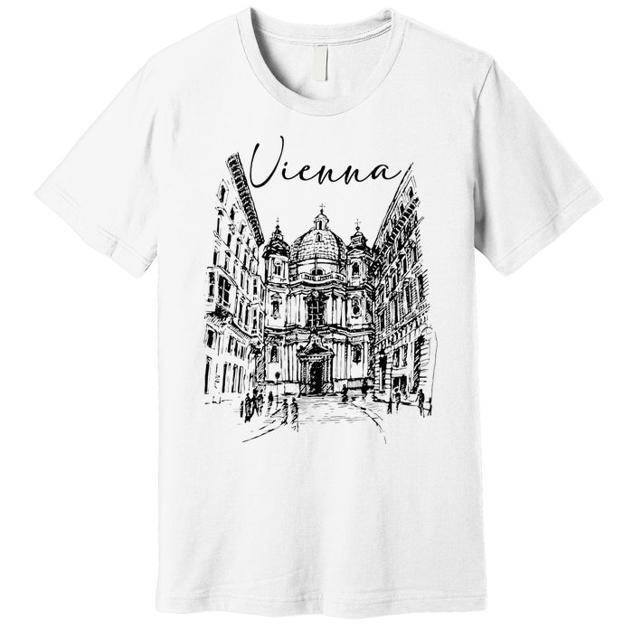 Vienna Traveling Lover Vienna Travel Austria Travel Vacation Premium T-Shirt