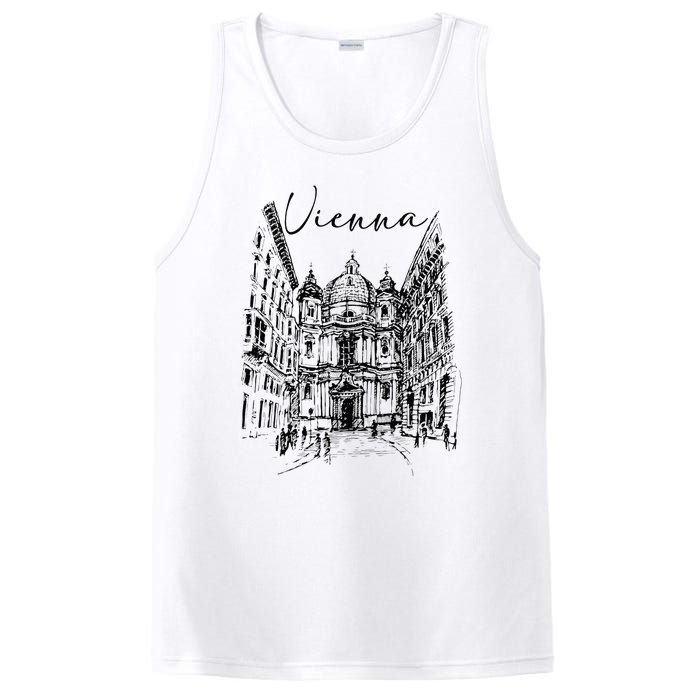 Vienna Traveling Lover Vienna Travel Austria Travel Vacation PosiCharge Competitor Tank