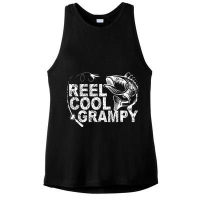 Vintage Thunder Leopard Zebra Animal Print Lightning Bolt Ladies PosiCharge Tri-Blend Wicking Tank
