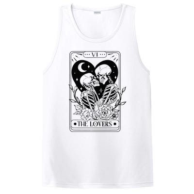 Vintage The Lovers Tarot Card Skeleton Skull Loves Tarot PosiCharge Competitor Tank