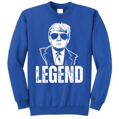 Vintage Trump Legend Save America 2024 Gift Tall Sweatshirt