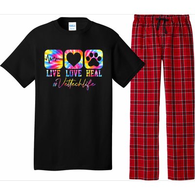 Vet Tech Live Love Heal Veterinary Technician Dog Rescue Pajama Set