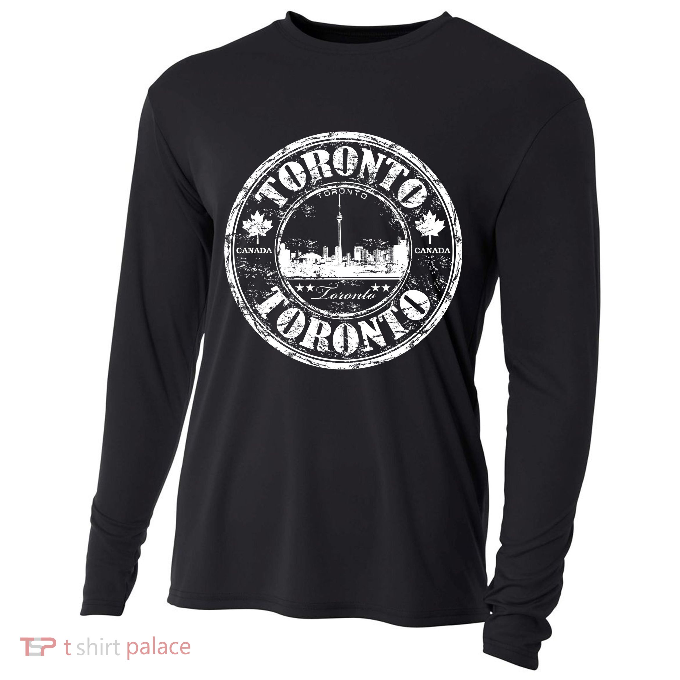 Vintage Toronto Logo Cooling Performance Long Sleeve Crew