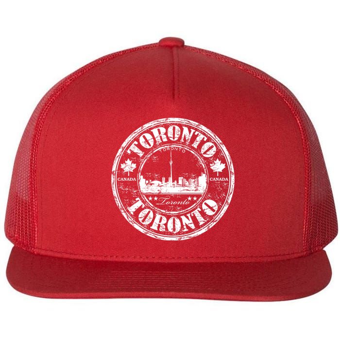 Vintage Toronto Logo Flat Bill Trucker Hat