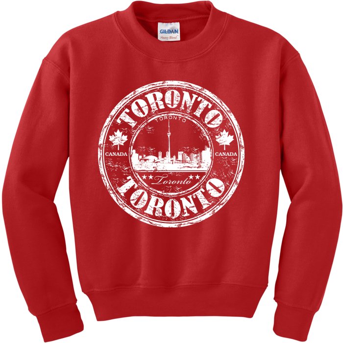 Vintage Toronto Logo Kids Sweatshirt