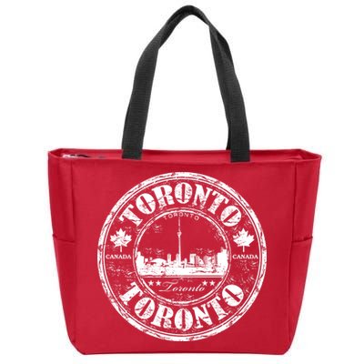Vintage Toronto Logo Zip Tote Bag