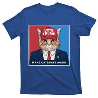 Vote Trump Make Cats Safe Again Republican Democratic Funny Gift T-Shirt