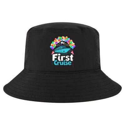 Vacation Time My First Crusie Cool Comfort Performance Bucket Hat