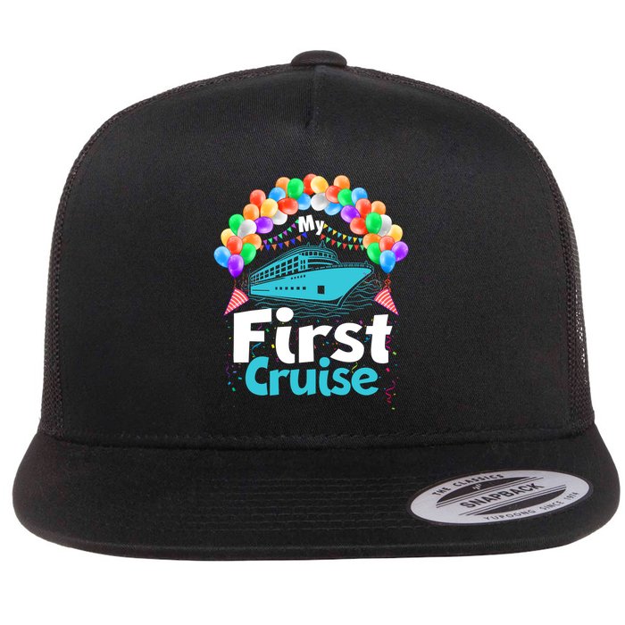 Vacation Time My First Crusie Flatbill Hat
