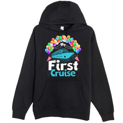 Vacation Time My First Crusie Premium Pullover Hoodie