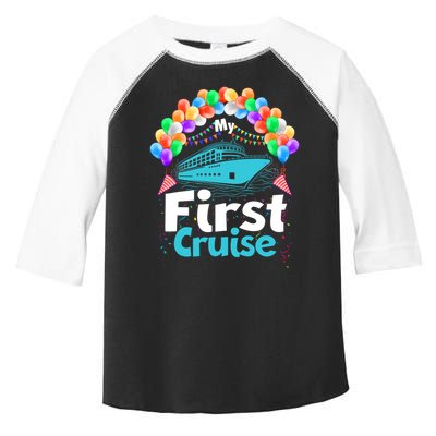 Vacation Time My First Crusie Toddler Fine Jersey T-Shirt