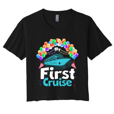 Vacation Time My First Crusie Crop Top