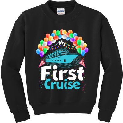 Vacation Time My First Crusie Kids Sweatshirt